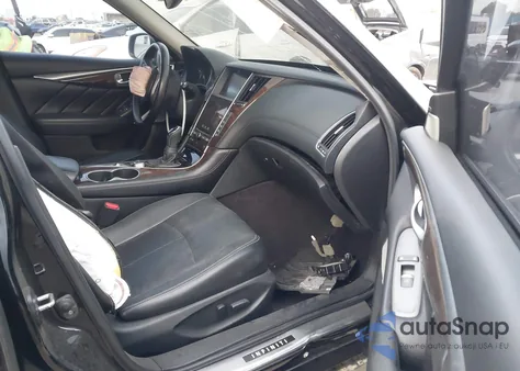 2018 Infiniti Q50 3.0T Luxe z USA, uszkodzony, nr VIN JN1EV7AP7JM354722